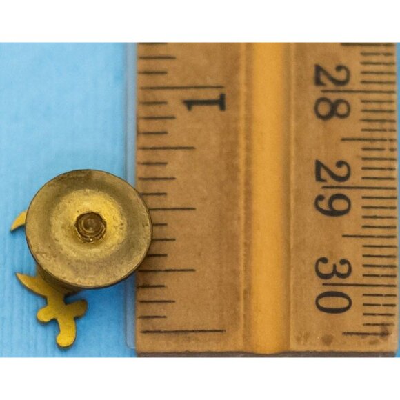 Vintage Murat Crescent Moon Royal Falchion Sword Pin - N30 - Picture 2 of 2